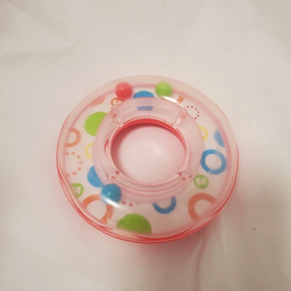 Fisher Price Rock a Stack Replacement Top Ring Red Dots Rattle